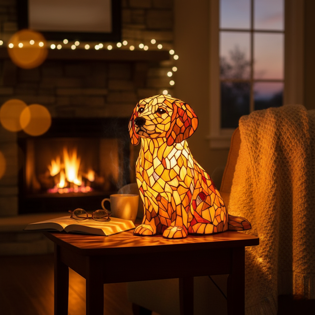 Lily den Spirituelle Golden Retriever Figurin